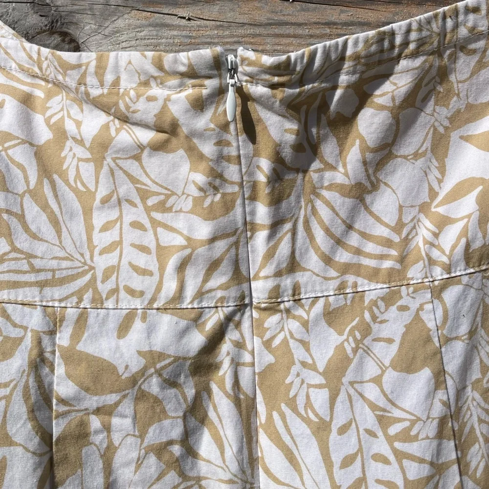 GAP Strapless Cream and Khaki Dress Size 10 - Picture 6 of 9